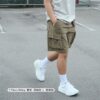 KANGOL 多口袋 工裝短褲 休閒短褲 短褲 男裝 中性 深灰 深綠 64251520
