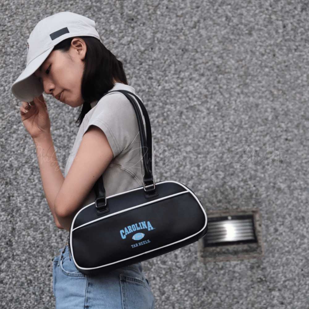 NCAA 滾邊保齡球包 手提包 肩背包 黑色 74221710