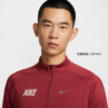 【零碼出清｜售出不退換｜2XL號】Nike Dri-FIT 脫韁系列 防曬 速乾 運動上衣 跑步上衣 長袖上衣 紅色 IQ3818-613