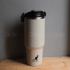 35 KANGOL / Herschel 手提 保溫 冰霸杯 880ml 保溫杯 保冰杯 保溫瓶 不鏽鋼杯 水壺 黑色 奶茶色