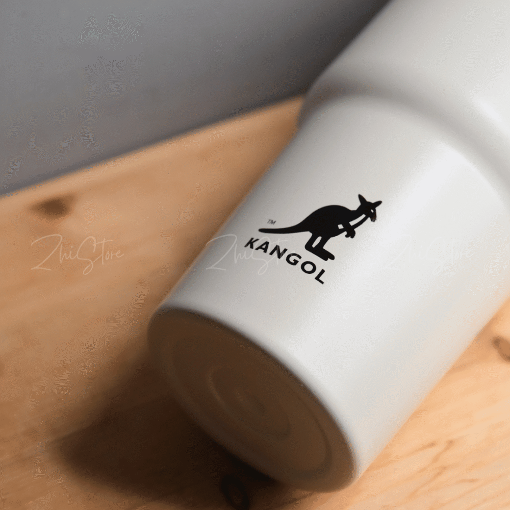 36 KANGOL / Herschel 手提 保溫 冰霸杯 880ml 保溫杯 保冰杯 保溫瓶 不鏽鋼杯 水壺 黑色 奶茶色