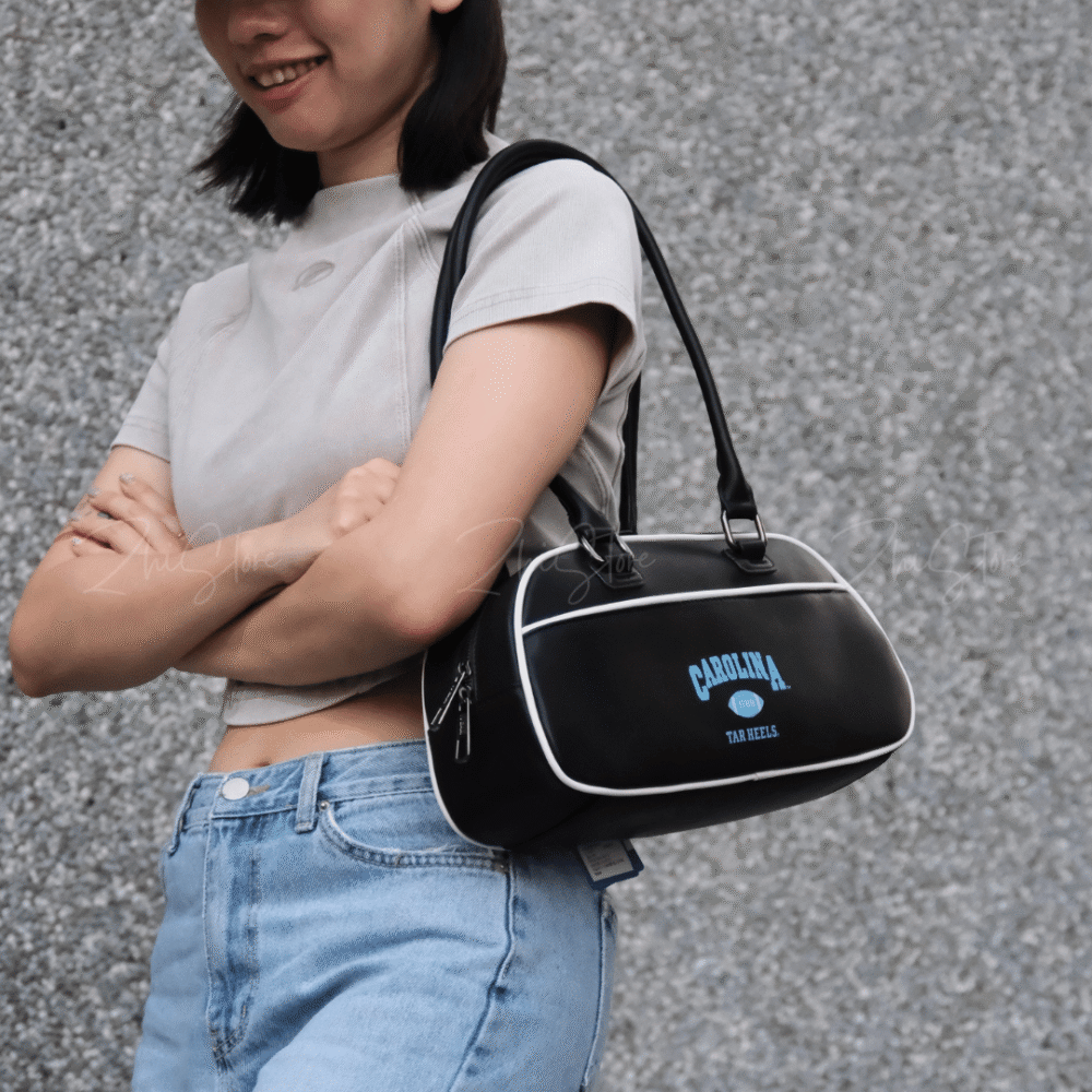 NCAA 滾邊保齡球包 手提包 肩背包 黑色 74221710
