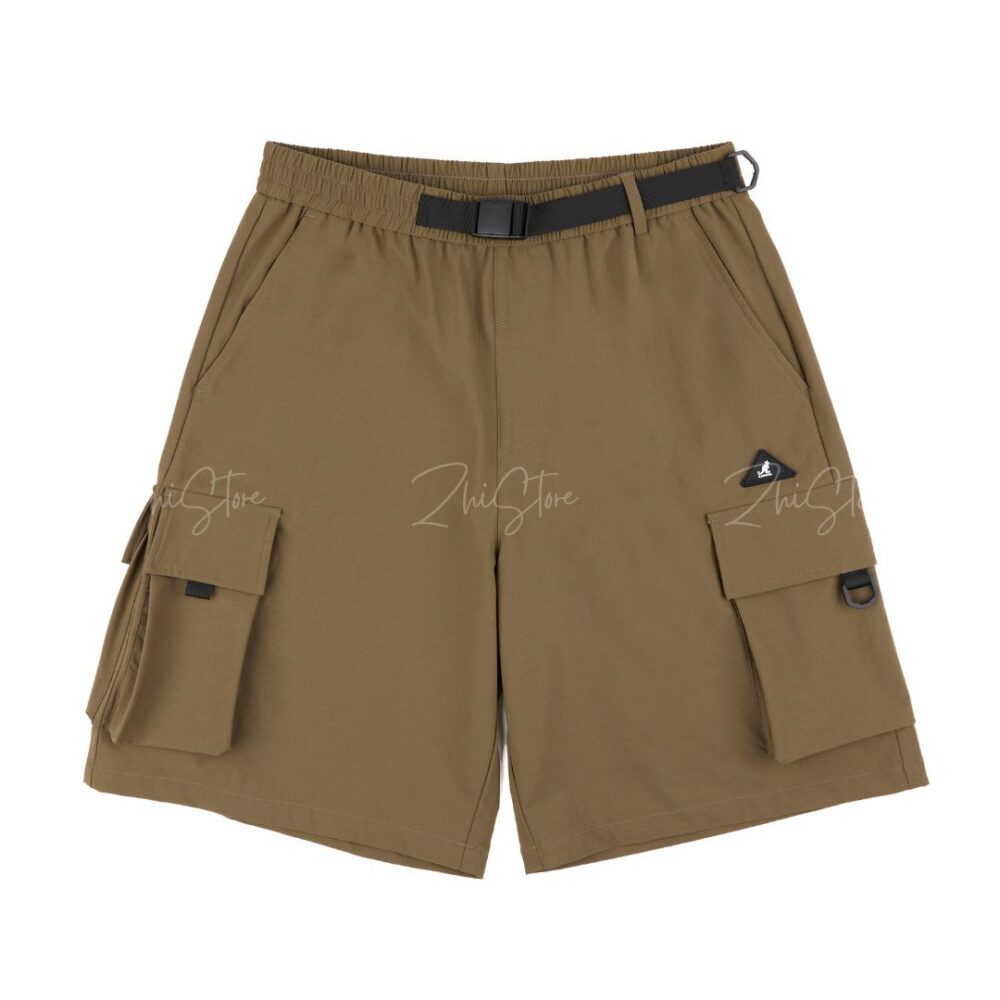 KANGOL 多口袋 工裝短褲 休閒短褲 短褲 男裝 中性 黑色 卡其 64251520