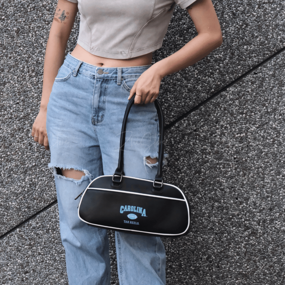 NCAA 滾邊保齡球包 手提包 肩背包 黑色 74221710