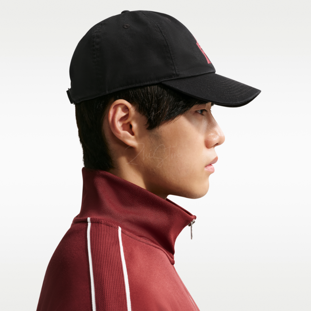 Nike Club Cap N字刺繡款 棒球帽 老帽 鴨舌帽 遮陽帽 帽子 黑色 HF0383-429