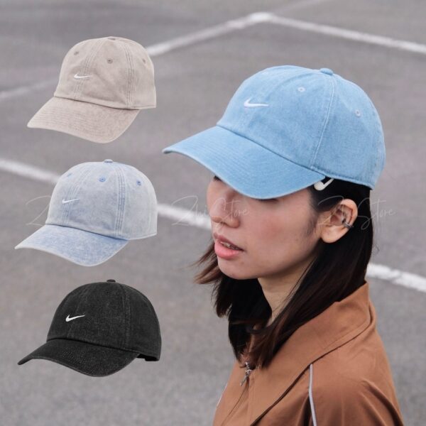 65 Nike Club 復古 丹寧 老帽 棒球帽 帽子 遮陽 男帽 女帽 休閒帽 HF0383-429 HF0383-486 HF0383-009