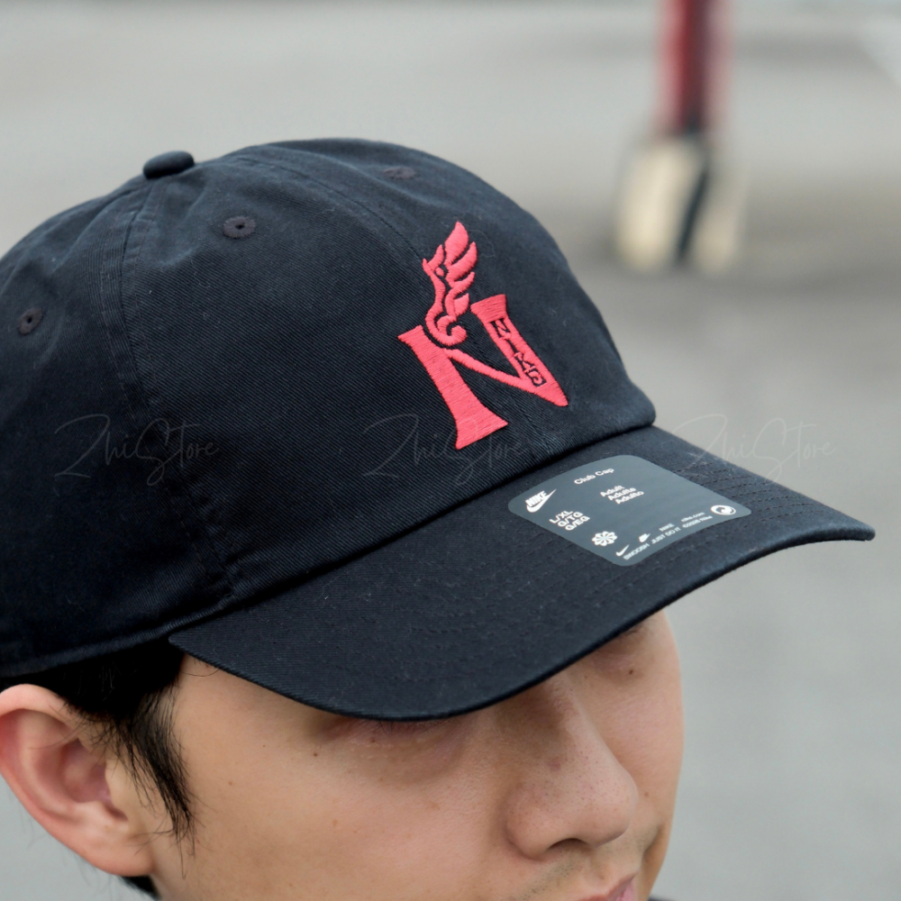 Nike Club Cap N字刺繡款 棒球帽 老帽 鴨舌帽 遮陽帽 帽子 黑色 IQ0979-010