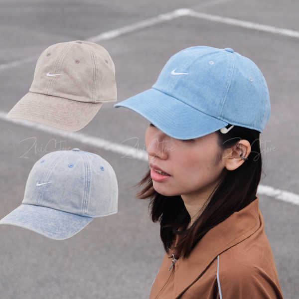 Nike Club 復古 丹寧 老帽 棒球帽 帽子 遮陽 男帽 女帽 休閒帽 HF0383-429 HF0383-486 HF0383-009