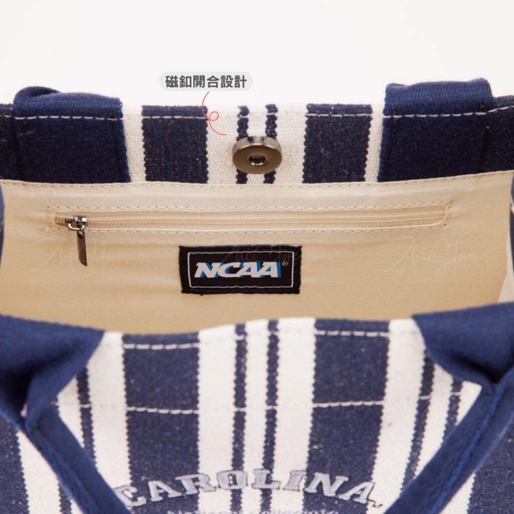 NCAA 帆布 側背包 手提包 米白色 帆布包 托特包 肩背包 包包 小包 女包 74221706 74221708