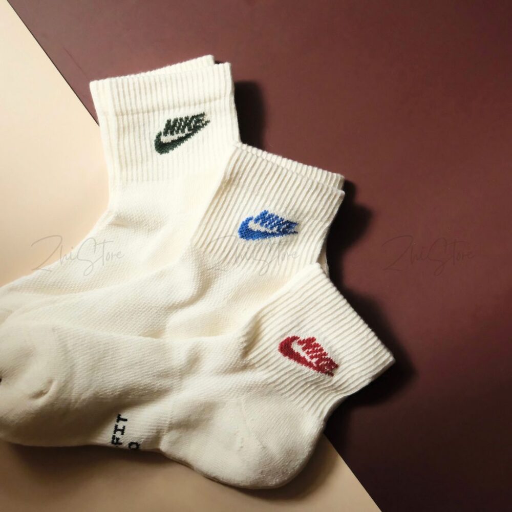 14 Nike Elevated【3雙一組】中筒襪 奶油 襪 襪子 男襪 女襪 IH8523-906