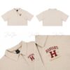 NCAA 女款 落肩 短版POLO 短袖上衣 短版上衣 女裝 短袖上衣 黑色 淺卡其 74221301