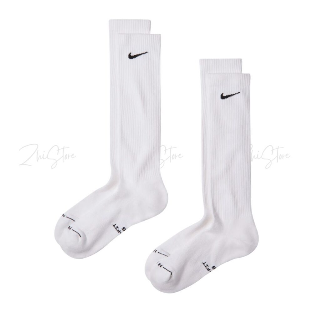 Nike Elevated【2雙一組】及膝長襪 白襪 白長襪 襪子 男襪 女襪 HQ8510-100