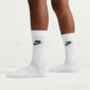 1 Nike Sportswear【3雙一組】薄款 Logo 白長襪 白襪 長襪 襪子 男襪 女襪 DX5025-100