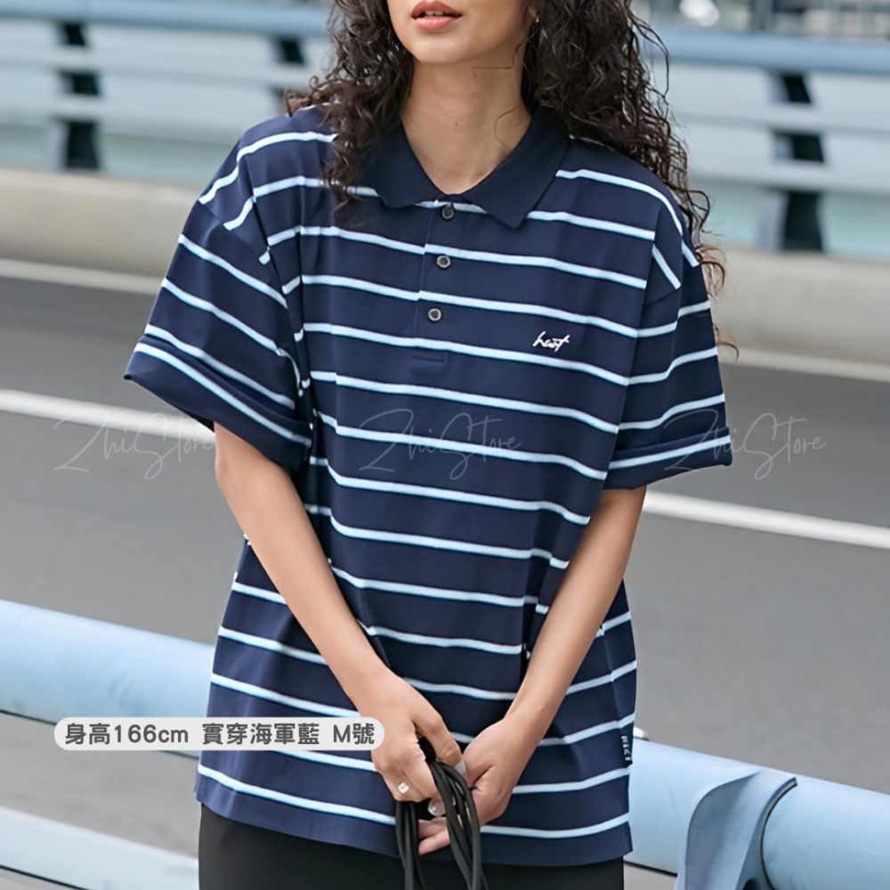 11 日本 HECT 條紋 POLO衫 短袖上衣 日系 中性 男裝 女裝 上衣 短袖 女生上衣 男生上衣