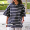 17 日本 HECT 條紋 POLO衫 短袖上衣 日系 中性 男裝 女裝 上衣 短袖 女生上衣 男生上衣
