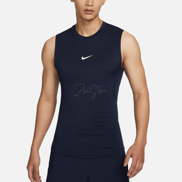 18 Nike Pro Dri-FIT 無袖運動背心 背心 健身背心 排汗 深藍色 FB7915-451