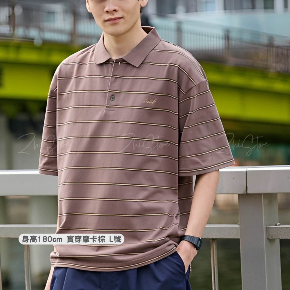 2 日本 HECT 條紋 POLO衫 短袖上衣 日系 中性 男裝 女裝 上衣 短袖 女生上衣 男生上衣