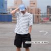 32 日本 HECT 條紋 POLO衫 短袖上衣 日系 中性 男裝 女裝 上衣 短袖 女生上衣 男生上衣