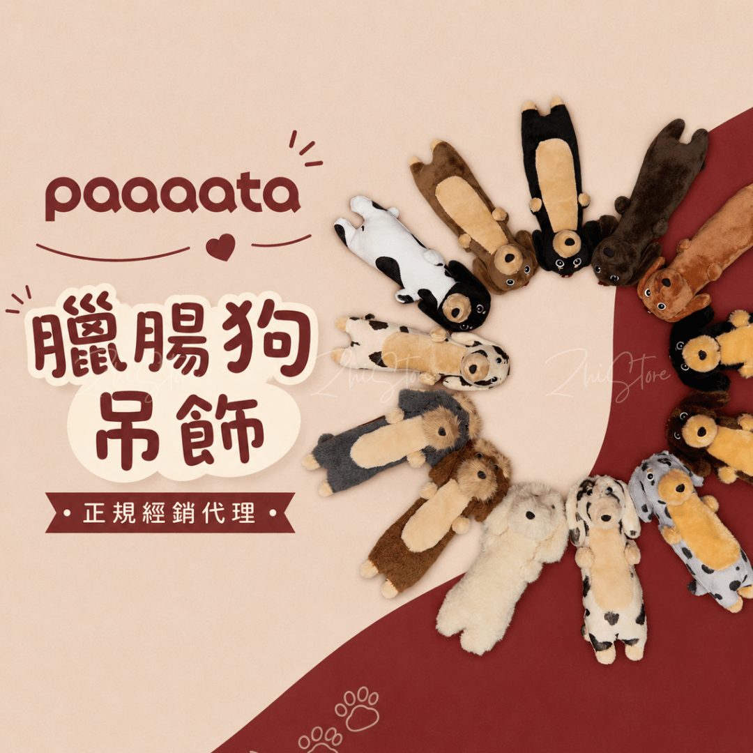paaaata 臘腸狗吊飾 狗狗吊飾 吊飾 鑰匙圈 生日禮物 掛件 玩偶 掛飾 鑰匙圈