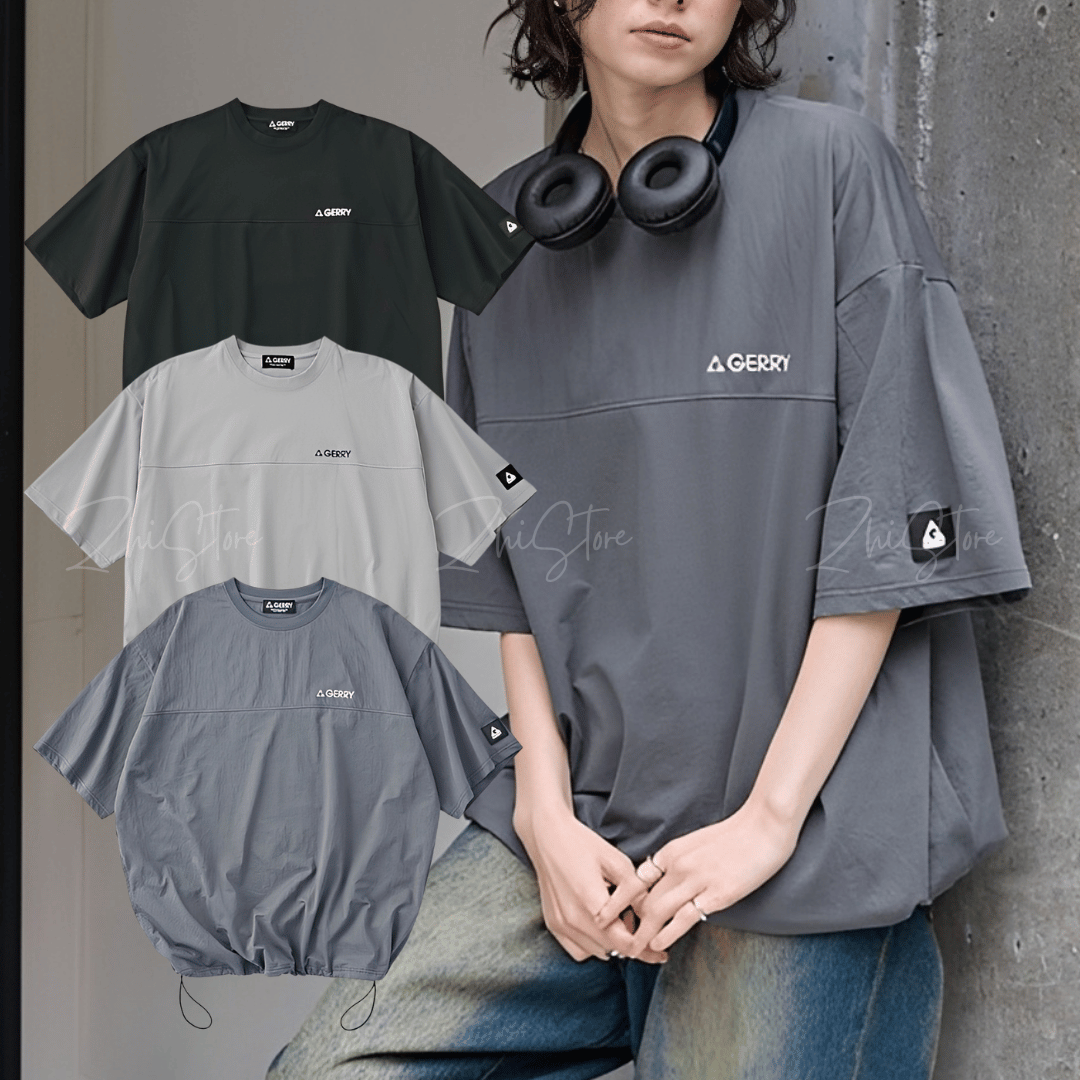 日本 GERRY×MONO-MART 別注款 速乾涼感 機能 落肩 短袖上衣 T-shirt 短袖