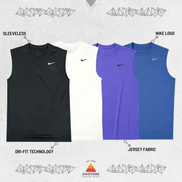 1 Nike Dri-FIT 無袖 健身 背心 排汗衣 黑色 白色 藍色 藍紫色 DX0992-010 DX0992-100 IO1430-010
