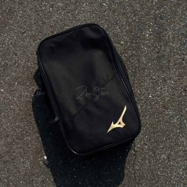 10 MIZUNO 美津濃 手提 鞋袋 鞋子收納 鞋子收納袋 球鞋袋 包包 黑色 33JM350195