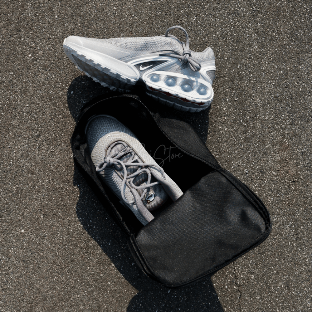 MIZUNO 美津濃 手提 鞋袋 鞋子收納 鞋子收納袋 球鞋袋 包包 黑色 33JM350195