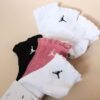 14 Nike Jordan【3雙一組】木耳邊 中筒襪 襪子 休閒襪 白襪 襪 白色 IR0597-901