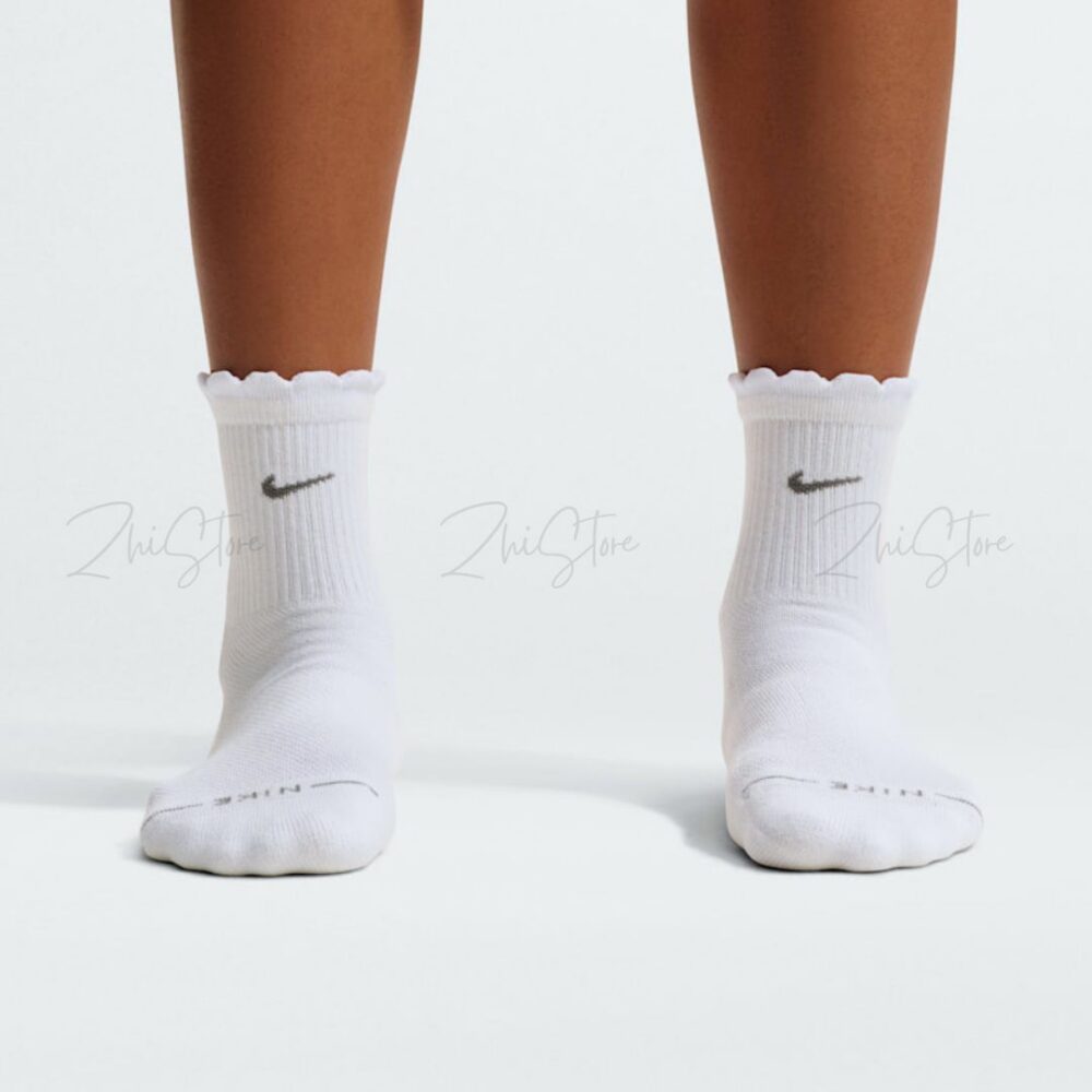 Nike Elevated【2雙一組】木耳邊 中長筒襪 襪子 休閒襪 襪 配件 IH8621-903 IH8621-910