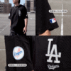 MLB 刺繡 落肩 短袖上衣 T-shirt 短袖