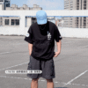 MLB 刺繡 落肩 短袖上衣 T-shirt 短袖