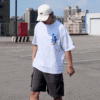 MLB 刺繡 落肩 短袖上衣 T-shirt 短袖