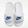 【零碼售出不退換】Nike Victori One Slide 軟Q底 拖鞋 白底藍字 CN9675-102