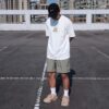 6 KANGOL 中性 露營巴士 圖T 短袖上衣 t恤 短袖 男生上衣 女生 黑色 白 65251014