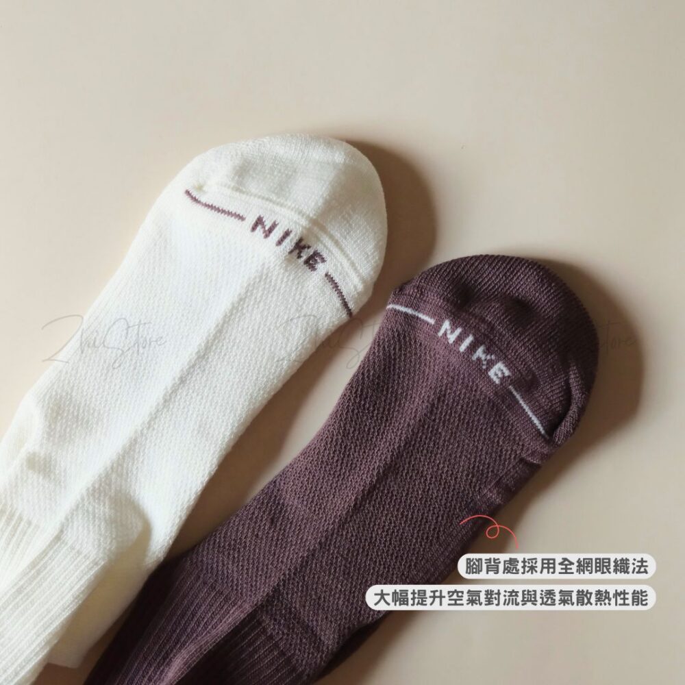 Nike Elevated【2雙一組】木耳邊 中長筒襪 襪子 休閒襪 襪 配件 IH8621-903