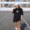 65251014 Kangol 露營車 短袖 KANGOL 中性 露營巴士 圖T 短袖上衣 t恤 短袖 男生上衣 女生 黑色 白 65251014
