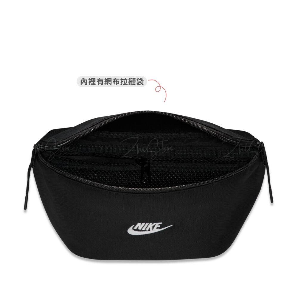 Nike Heritage 2.0 側背腰包 側背包 肩背包 包包 男包 黑色 IB4371-010