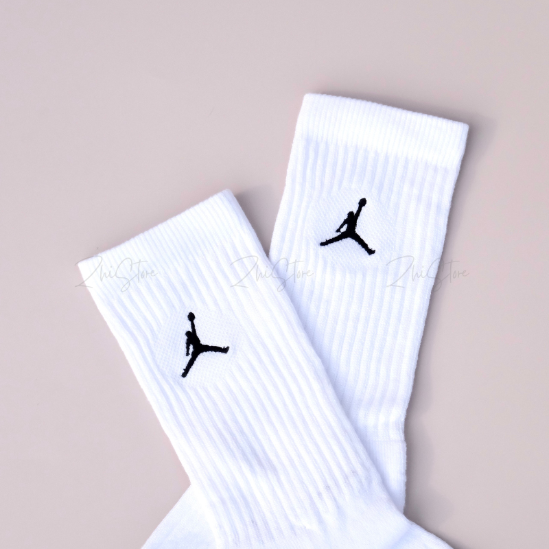 【基本款 & 升級款】Nike Air Jordan【3雙一組】Logo 長襪 休閒襪 襪子 白色 黑色 DX9632-010 DX9632-100 IR6319-100 IR6319-010