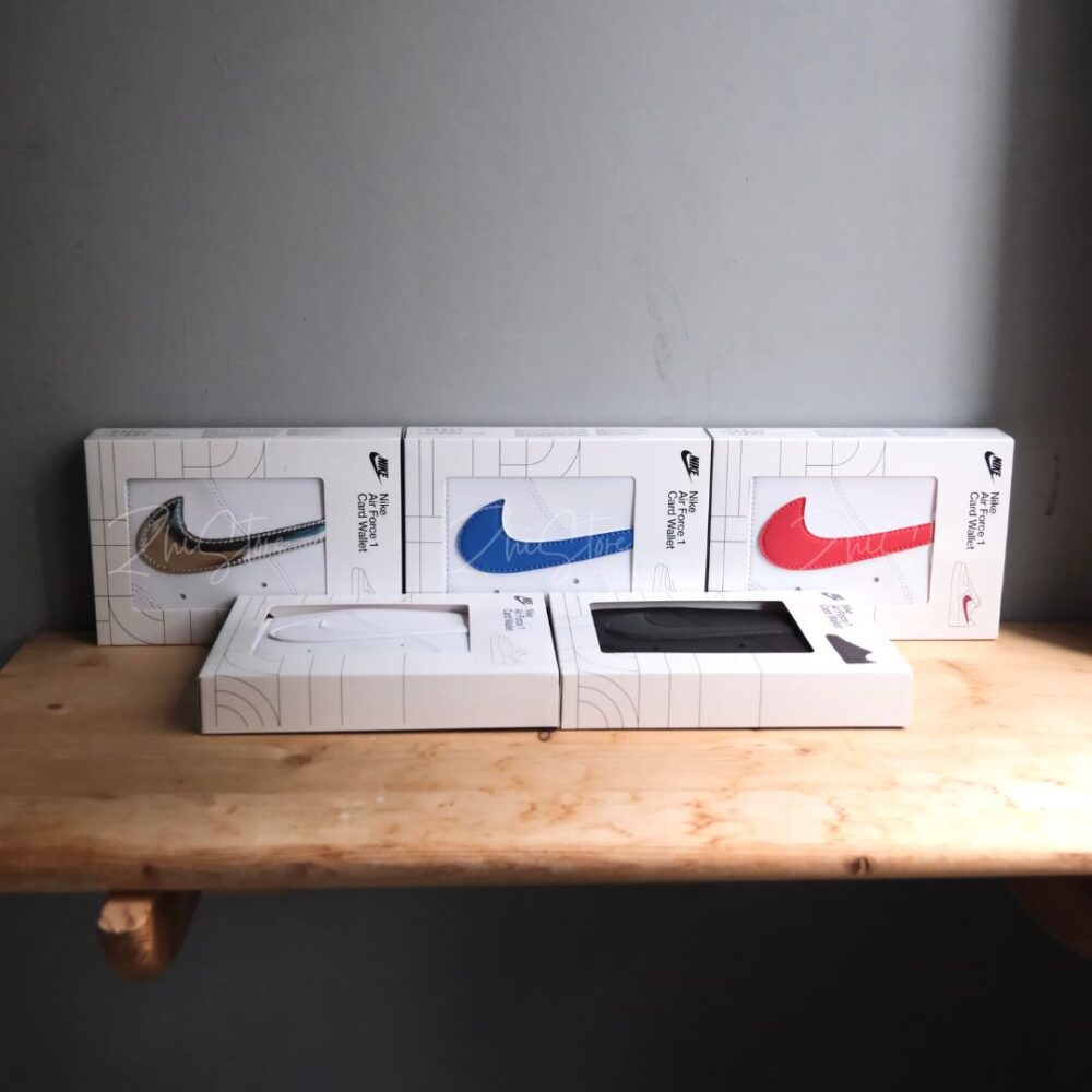 1 【出清商品|售出不退換】Nike Air Force 1 Card Wallet 質感卡夾 卡片套 卡套 信用卡 卡片 小包 HF3716