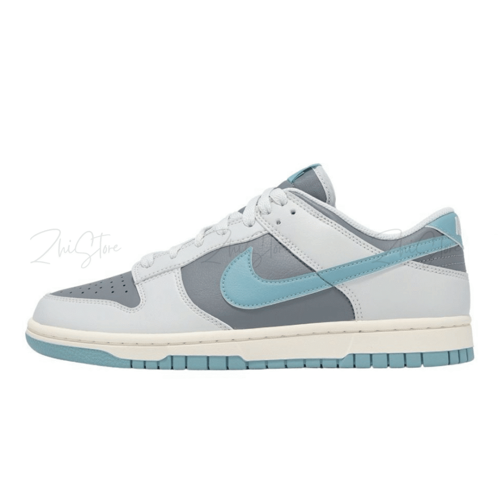 1 【福利品出清|售出不退換】Nike Dunk Low Retro 藍灰 復古 撞色 休閒鞋 板鞋 HF5441-001