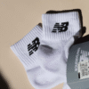 11 new balance 【3雙一組】 毛圈布底 中筒襪 白色 襪子 LAS55637