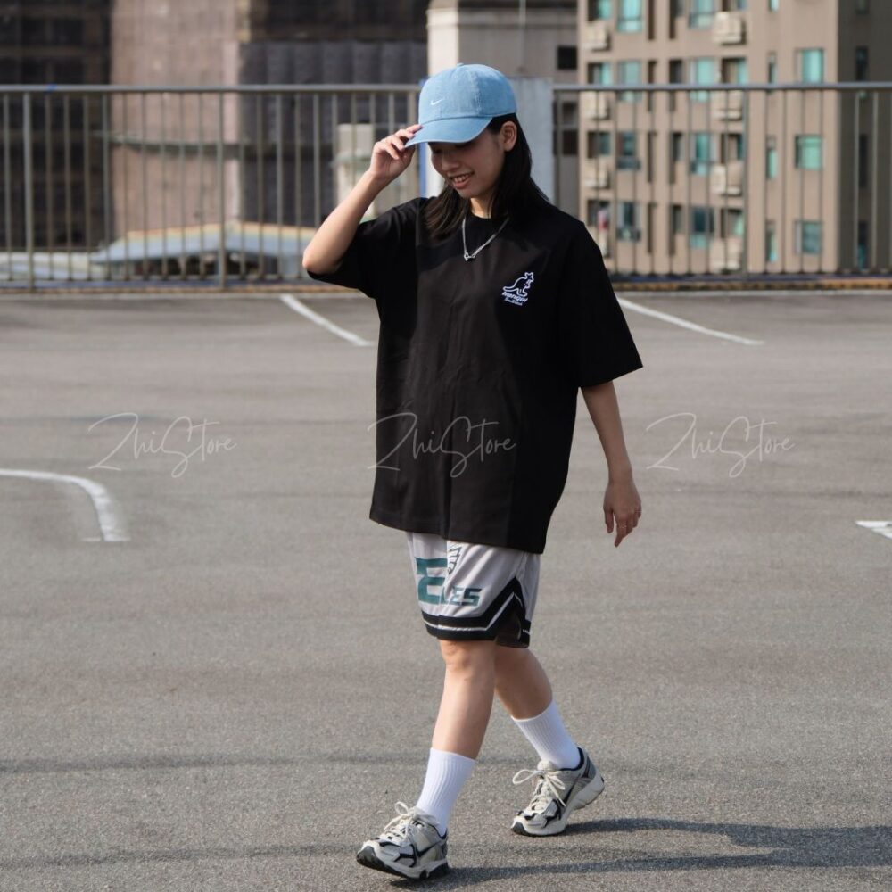 KANGOL 中性 涼感 刺繡 Logo 短袖上衣 t恤 短袖 男生上衣 黑色 白 65251028