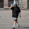 KANGOL 中性 涼感 刺繡 Logo 短袖上衣 t恤 短袖 男生上衣 黑色 白 65251028