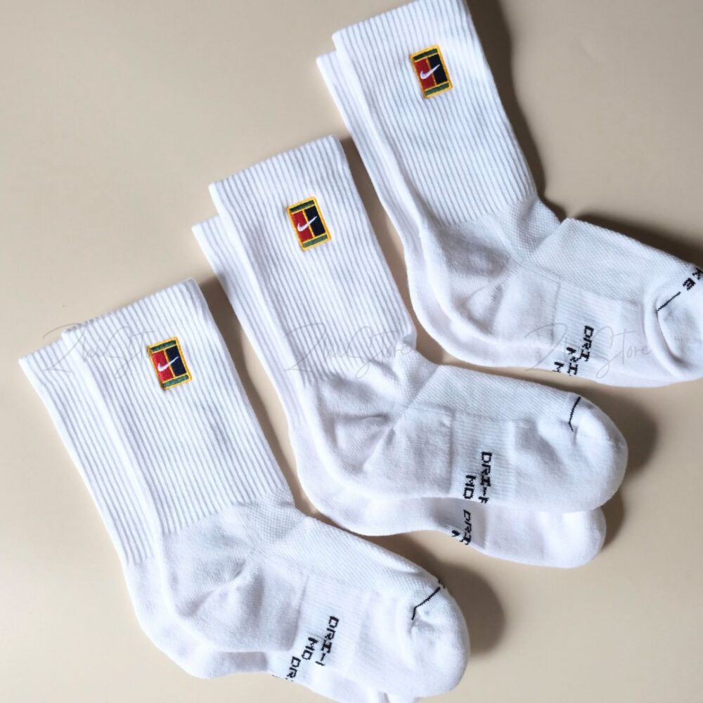 Nike Elevated【3雙一組】刺繡長襪 白襪 白長襪 襪子 男襪 女襪 IH8633-901