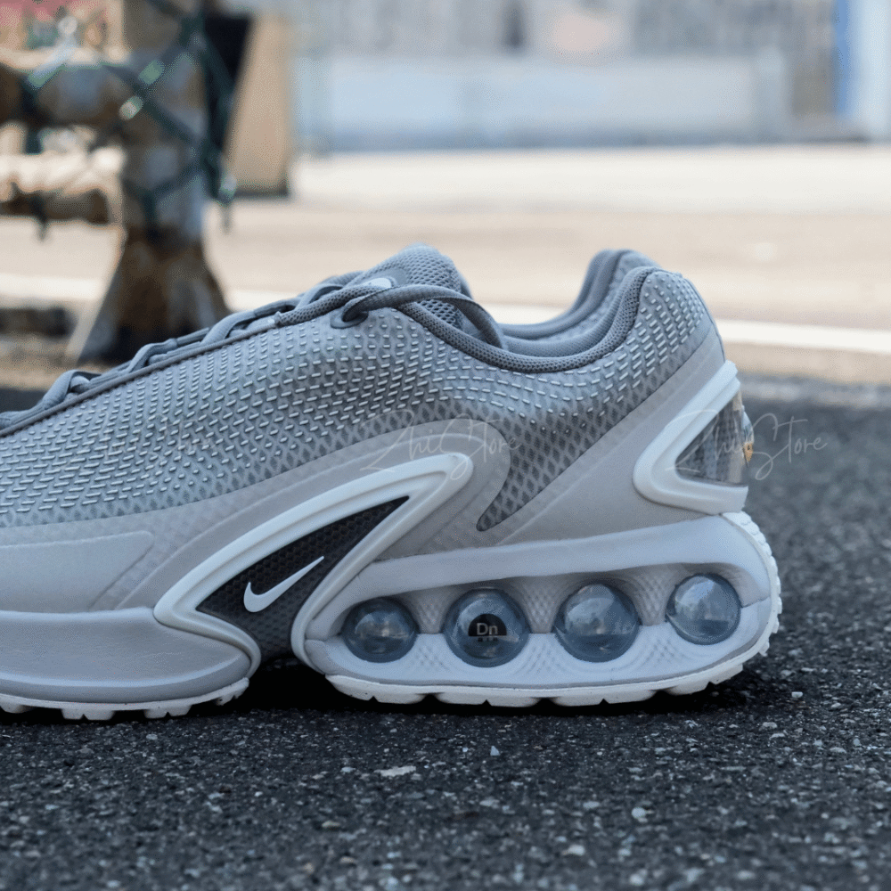 12 【福利品出清|售出不退換】Nike Air Max Dn 'Limestone' 灰色 復古 氣墊 低筒 運動鞋 休閒鞋 DV3337-014