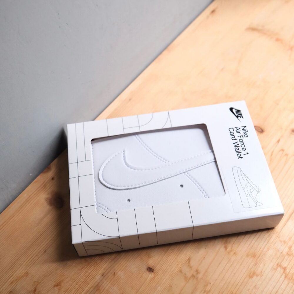 28 【出清商品|售出不退換】Nike Air Force 1 Card Wallet 質感卡夾 卡片套 卡套 信用卡 卡片 小包 HF3716
