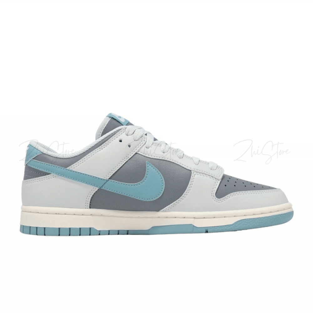 3 【福利品出清|售出不退換】Nike Dunk Low Retro 藍灰 復古 撞色 休閒鞋 板鞋 HF5441-001