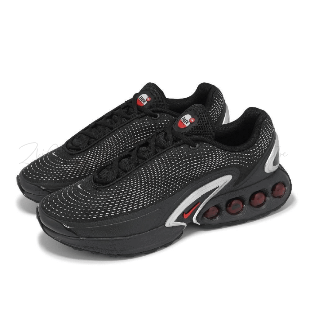 3 【零碼出清|售出不退換】Nike Air Max Dn 'Metallic Silver' 黑銀紅 復古 氣墊 低筒 運動鞋 休閒鞋 DV3337-016
