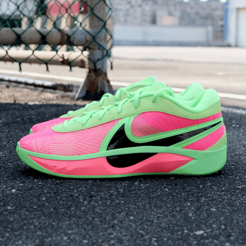 3 【福利品出清|售出不退換】Nike Giannis Freak 6 NRG EP 粉綠 籃球鞋 運動鞋 字母哥 HJ9110-300