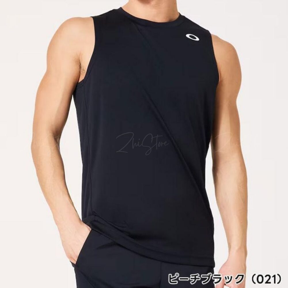 OAKLEY 防曬 運動排汗背心 排汗背心 排汗衣 黑色 FOA409007